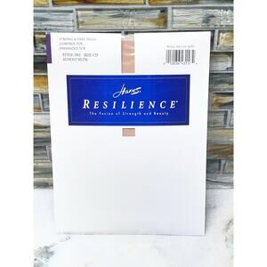 Hanes Resilience Pantyhose D03 CD Almost Nude Control Top Strong Sheer Vintage